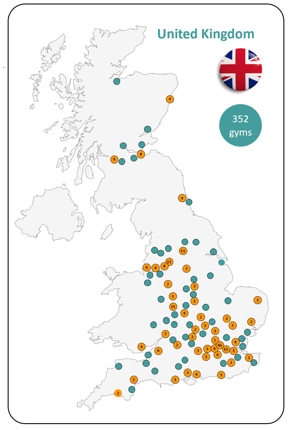 UK map