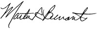 Martin R. Benante signature