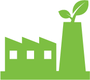 green factory icon