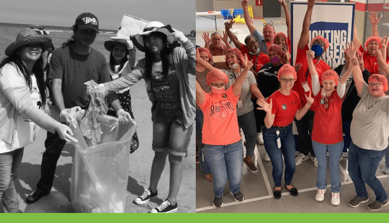image of people helping their communities by cleaning up