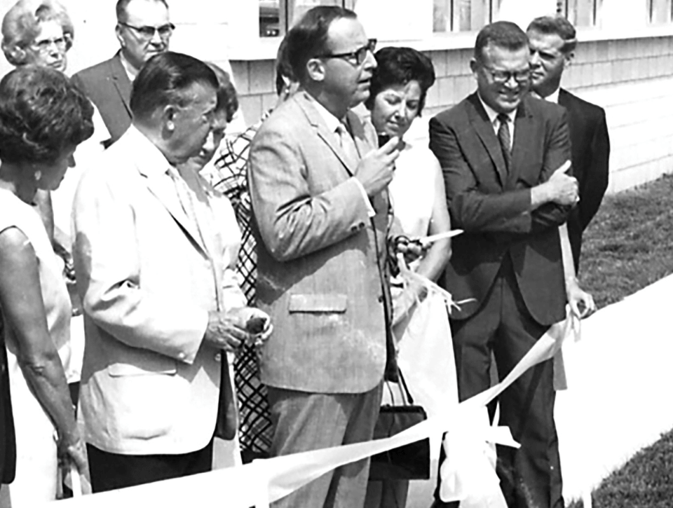 1961 | Ribbon cutting for Jasper Electronics Manufacturing Company  (PCBA)