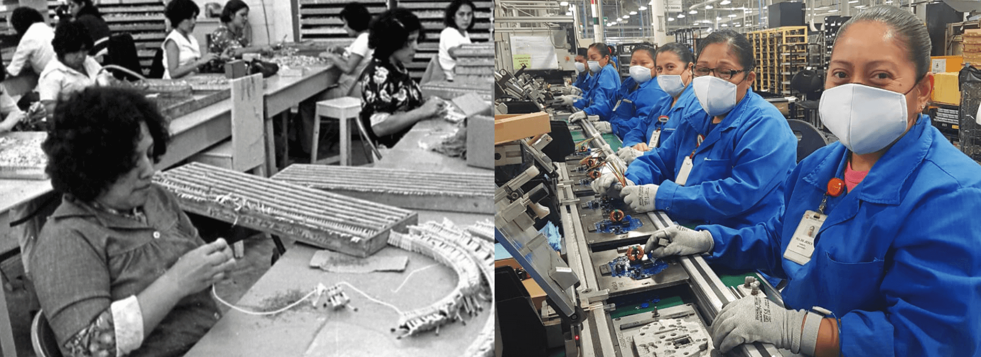  1974 | Production in Reynosa, Mexico 2021 | Production in Reynosa, Mexico
