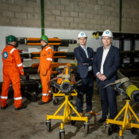 (L to R): Expro senior product line manager, Tristam Horn alongside chief operating officer, Alistair Geddes (Photo: Business Wire)